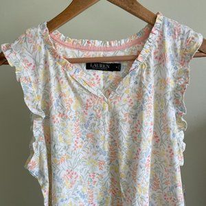 Lauren Ralph Lauren Floral PJ Set Medium NWT